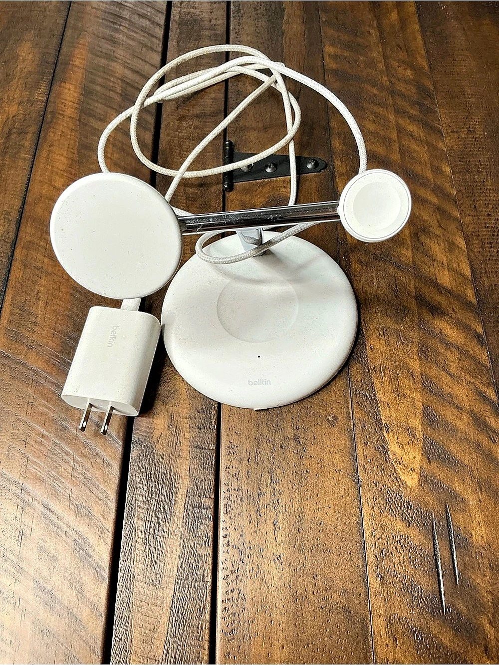 Belkin BoostCharge Pro 3-in-1 Wireless Charging Pad with MagSafe White
